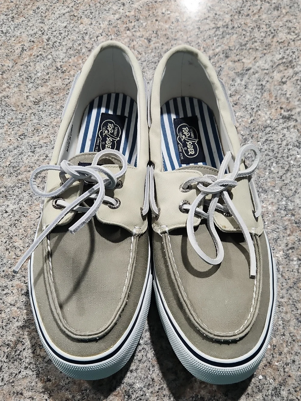 Sperry Top‑Sider Canvas Boat Shoes | Men’s Size 9 Casual Nautical Preppy